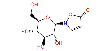 2-((2R,3R,4S,5S,6R)-3,4,5-Trihydroxy-6-(hydroxymethyl)-tetrahydro-2H-pyran-2-yl)-isoxazol-5(2H)-one